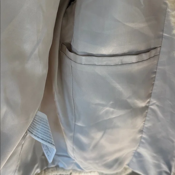 Abercrombie & Fitch Cream Teddy Jacket - Picture 7 of 7